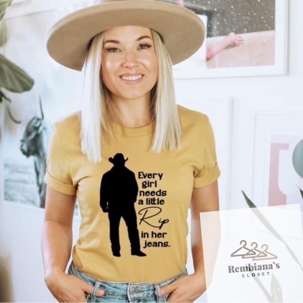 RIP Yellowstone T-shirt unisex‎ sizing